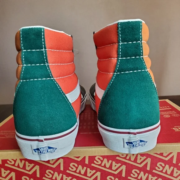 Vans Sk8-Hi Color Mix Multi Men Size 11.5, Women Size 13